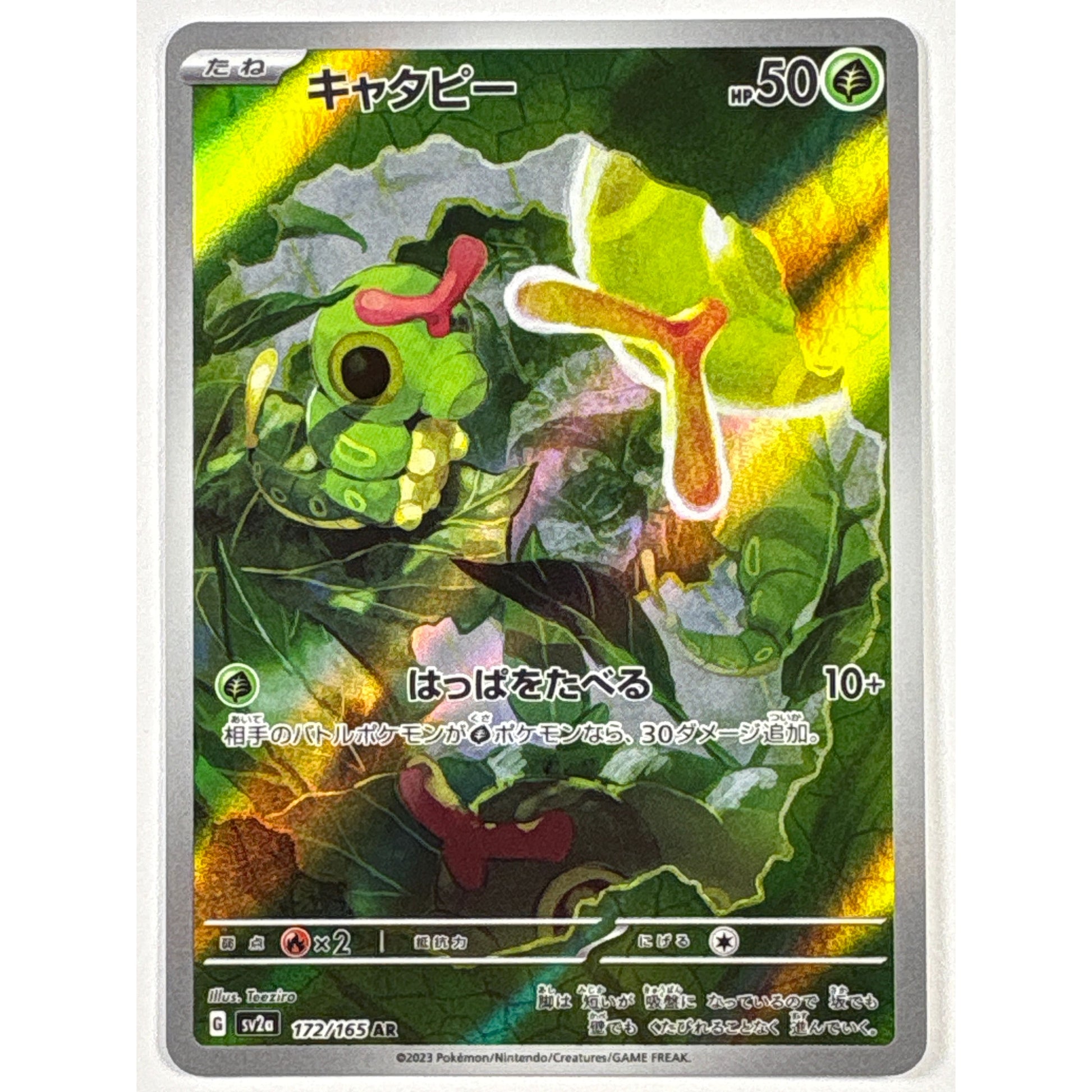 Caterpie Holo Art Rare 172/165 | Local Legends Cards & Collectibles