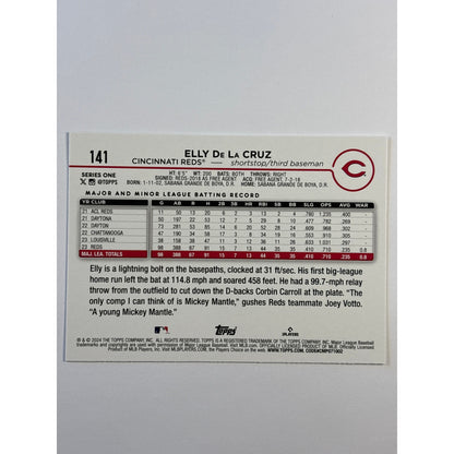 2024 Topps Elly De La Cruz RC