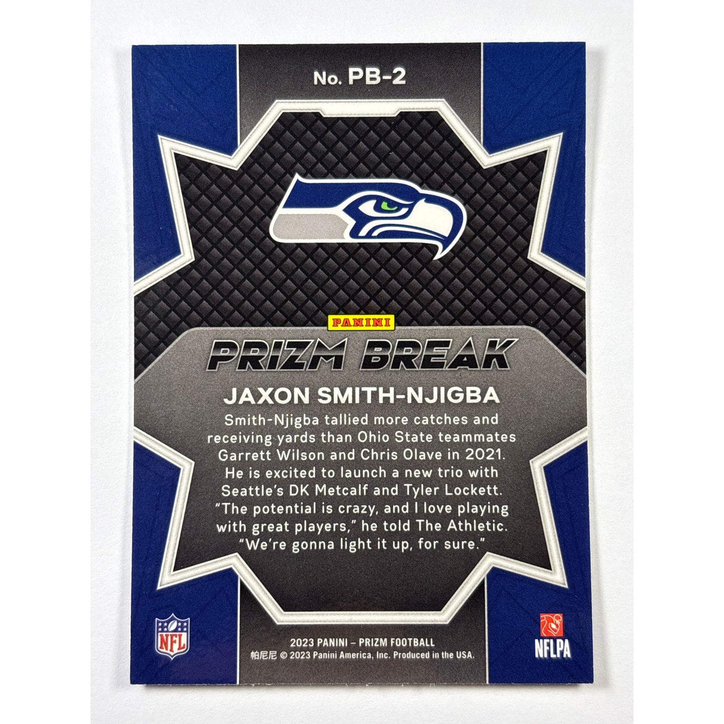 2023 Prizm Jaxon Smith-Njigba Prizm Break RC