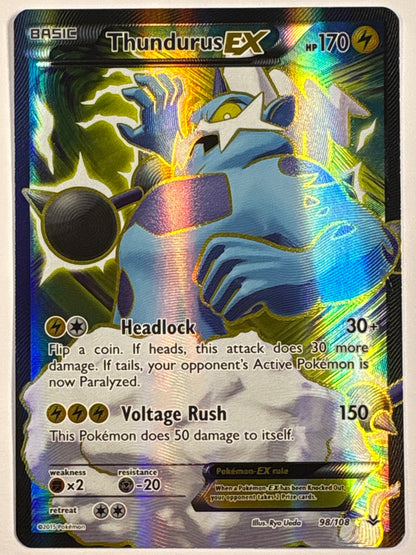 Thundurus EX Holo Ultra Rare 98/108 | Local Legends Cards & Collectibles