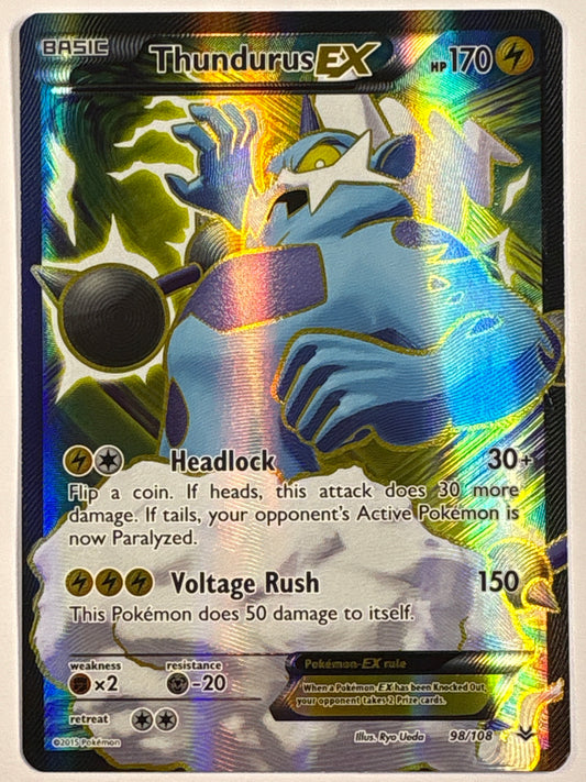 Thundurus EX Holo Ultra Rare 98/108 | Local Legends Cards & Collectibles