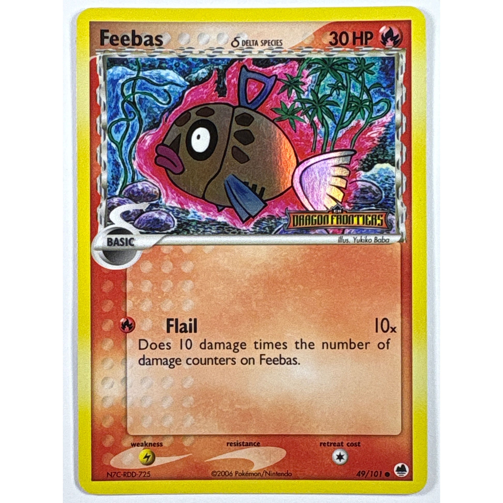 *Stamped Feebas Reverse Holo Common 49/101 | Local Legends Cards & Collectibles
