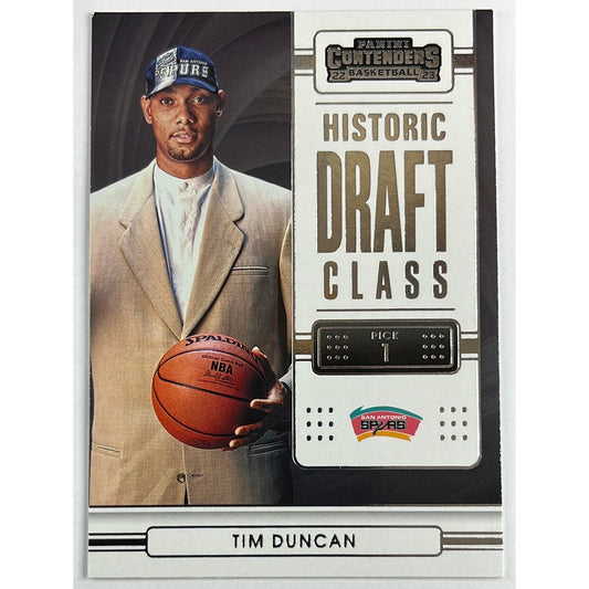 2022-23 Contenders Tim Duncan Historic Draft Class