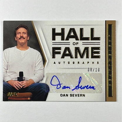 2021 Panini Chronicles Dan Severn Hall Of Fame Auto /10