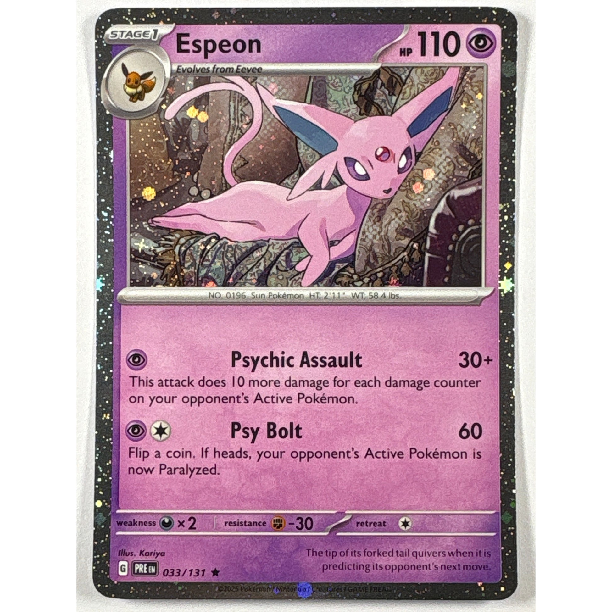 Espeon Cosmos Holo Promo 033/131 | Local Legends Cards & Collectibles