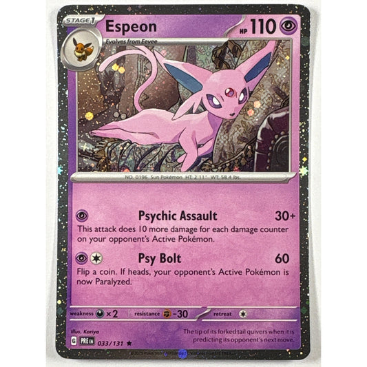 Espeon Cosmos Holo Promo 033/131 | Local Legends Cards & Collectibles
