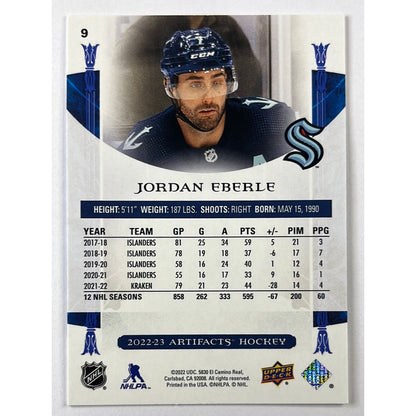 2022-23 Artifacts Jordan Eberle Teal Parallel