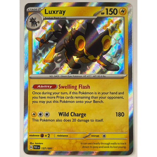 Luxray Holo Shiny Rare 137/091