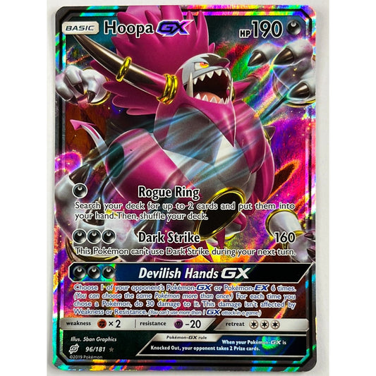 Hoopa GX Full Art Ultra Rare 96/181