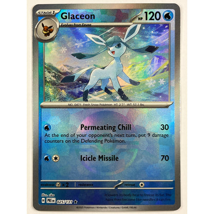 Glaceon Pokéball Holo Rare 025/131