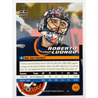 1999-2000 Omega Roberto Luongo RC