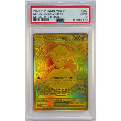 Mega Gardevoir ex Holo Mega Hyper Rare 187/132 PSA 9 MINT