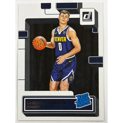 2022-23 Donruss Christian Braun Rated Rookie