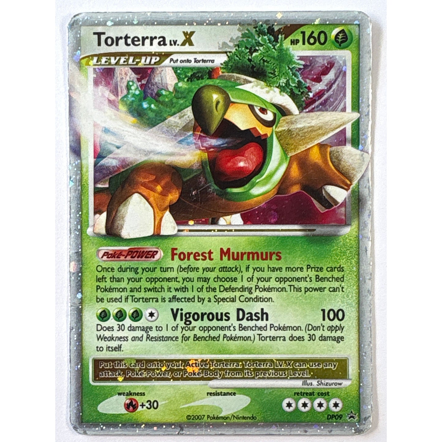 Torterra LV. X Reverse Holo Black Star Promo DP09 | Local Legends Cards & Collectibles