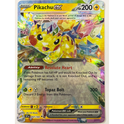 Pikachu EX Holo Double Rare 057/191