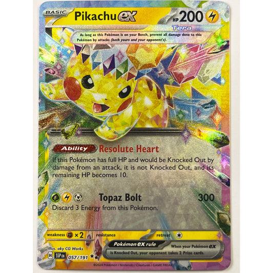 Pikachu EX Holo Double Rare 057/191