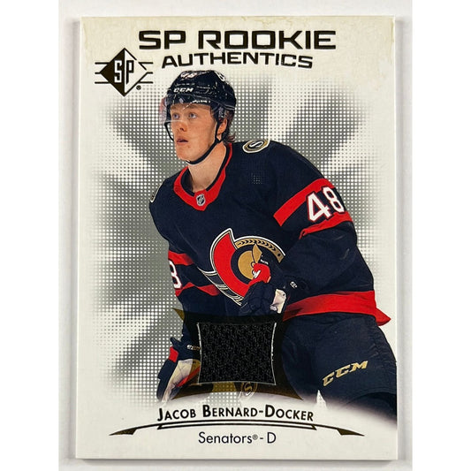 2021-22 SP Jacob Bernard-Docker Rookie Authentics