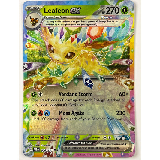 Leafeon EX Holo Double Rare 006/131