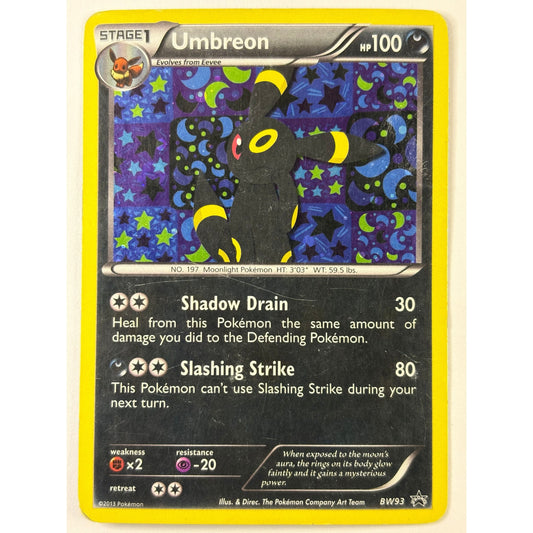 Umbreon Holo Black Star Promo BW93