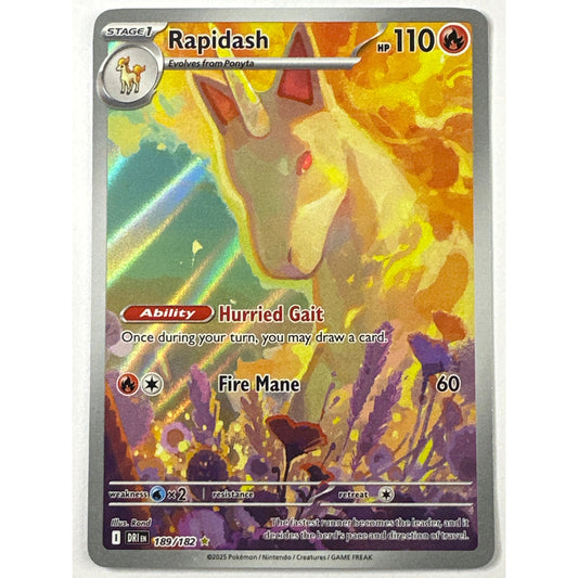 Rapidash Holo Illustration Rare 189/182