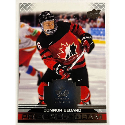 2022 Team Canada Juniors Connor Bedard Pride of the Program