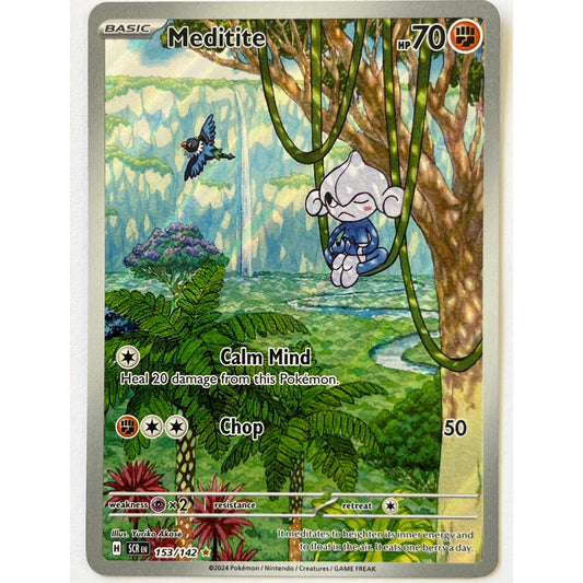Meditite Holo Illustration Rare 153/142