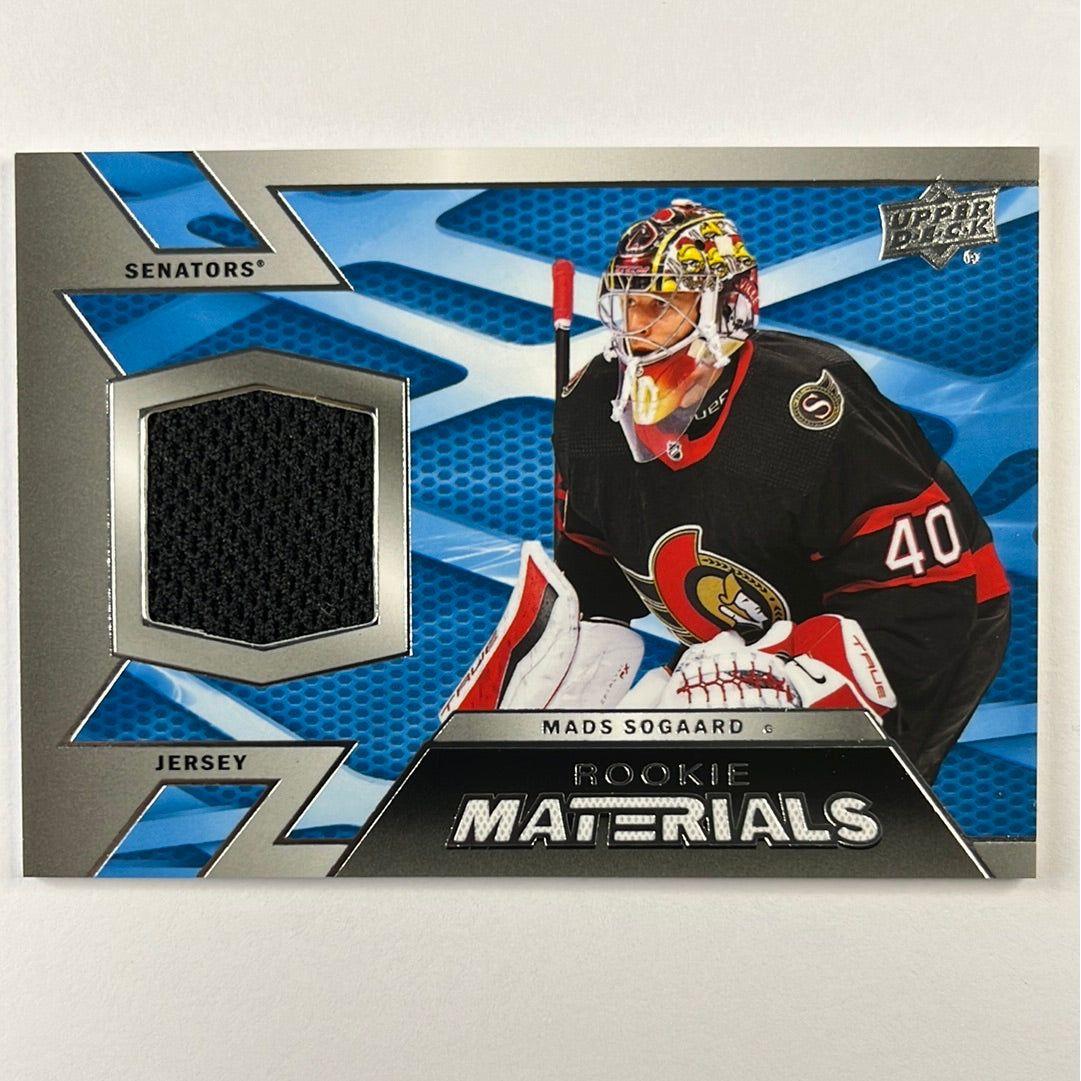 2022-23 Series 2 Mads Sogaard Rookie Materials