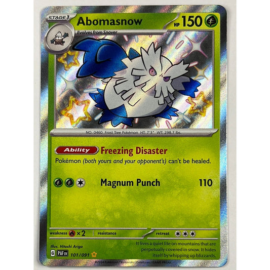 Abomasnow Shiny Rare 101/091