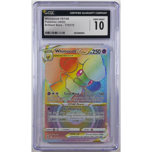 Whimsicott VStar Holo Secret Rare 175/172 | Local Legends Cards & Collectibles