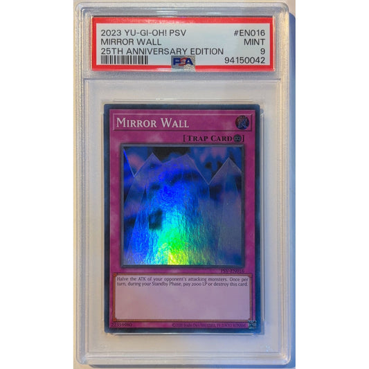 Mirror Wall Holo 25th Anniversary Edition PSA 9 MINT | Local Legends Cards & Collectibles