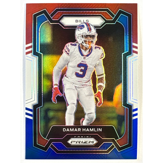 2023 Donruss Optic Damar Hamlin Red White Blue Prizm