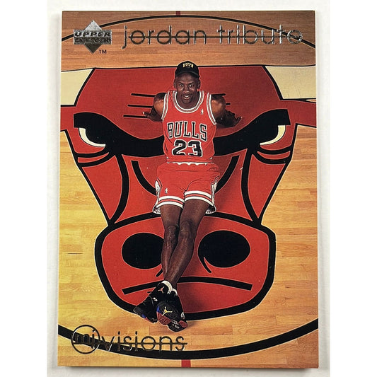 1997-98 Collectors Choice Michael Jordan Jordan Tribute MJ Visions 9
