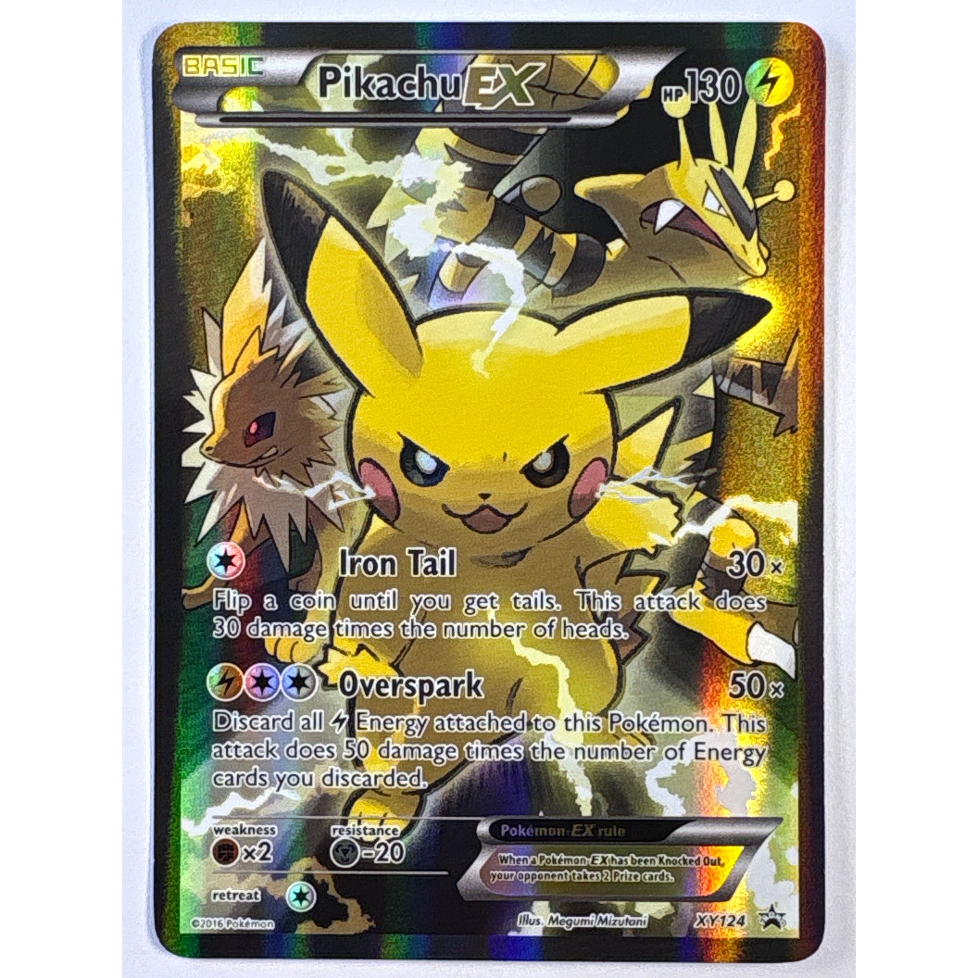 Pikachu EX Holo Black Star Promo XY124 | Local Legends Cards & Collectibles