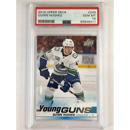 2019-20 Series 1 Quinn Hughes Young Guns PSA 10 GEM MINT