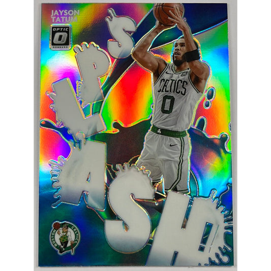 2020-21 Optic Jayson Tatum Splash Silver Holo