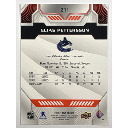 2020-21 MVP Elias Pettersson Foil SSP /100 | Local Legends Cards & Collectibles