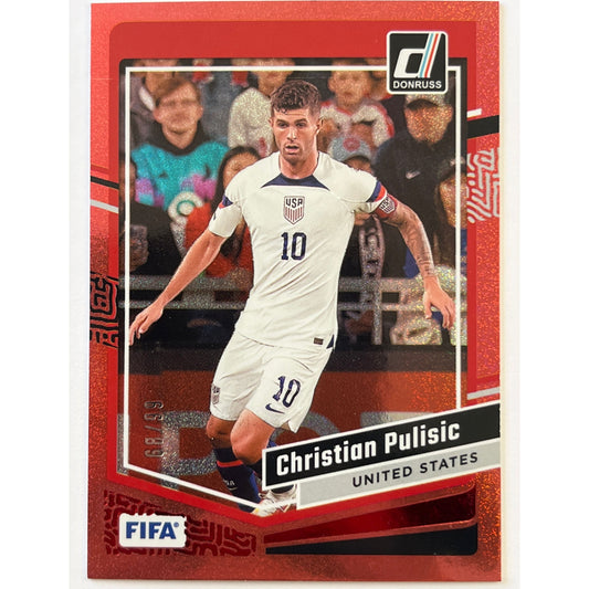 2023-24 Donruss Christian Pulisic Red Prizm /99