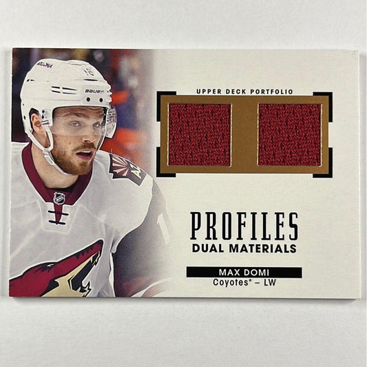 2015-16 Portfolio Max Domi Profiles Dual Materials RC