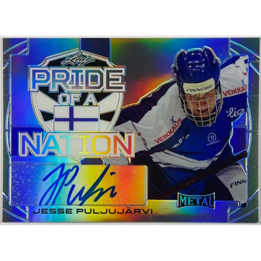 2016 Leaf Jesse Puljujarvi Pride Of A Nation Auto /25