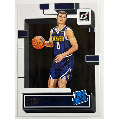 2022-23 Donruss Christian Braun Rated Rookie