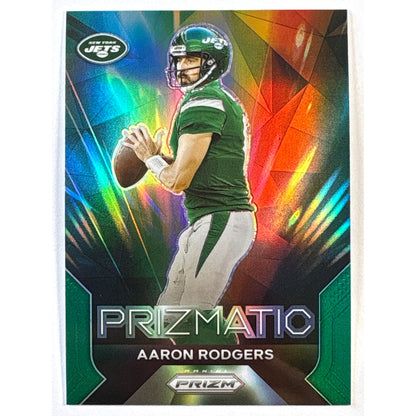 2023 Prizm Aaron Rodger’s Prizmatic Green Holo Prizm | Local Legends Cards & Collectibles