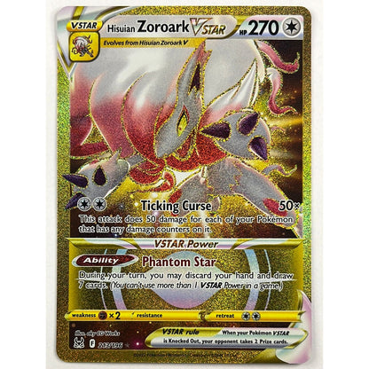 Hisuian Zoroark VStar Gold Secret Rare 213/196