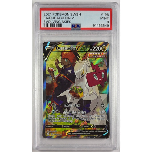 Duraludon V Alt Art Ultra Rare 198/203 PSA 9 MINT | Local Legends Cards & Collectibles
