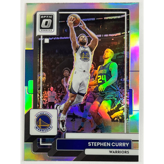 2022-23 Optic Stephen Curry Silver Holo Prizm