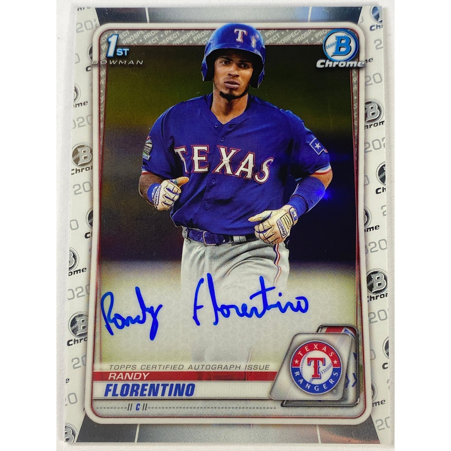 2020-21 Topps Bowman 1st Chrome Randy Florentino Auto