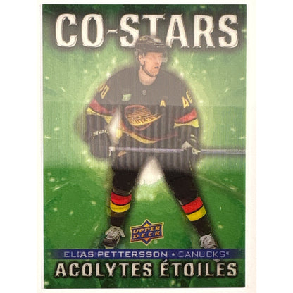2025-26 Tim Hortons Elias Pettersson / Quinn Hughes Co-Stars Lenticular | Local Legends Cards & Collectibles