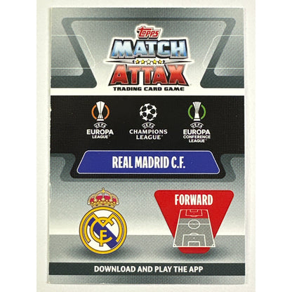 2021-22 Topps Match Attax Vini Jr. Out of This World Foil Parallel
