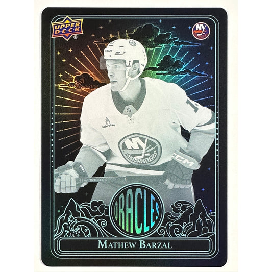 2024-25 Upper Deck Extended Series Matthew Barzal Oracles Blue SSP