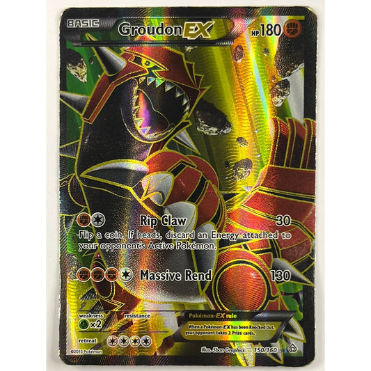 Groudon EX Holo Ultra Rare 150/160