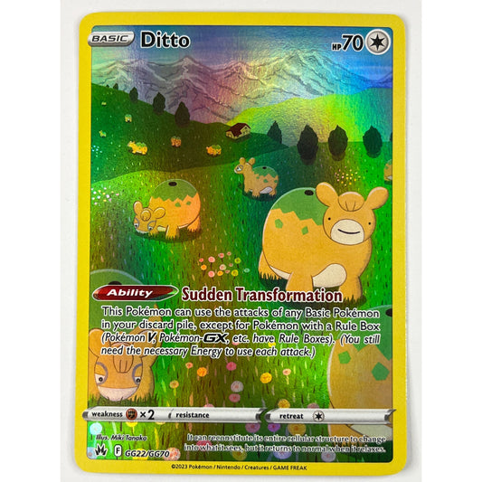 Ditto Holo Art Rare gg22/gg70